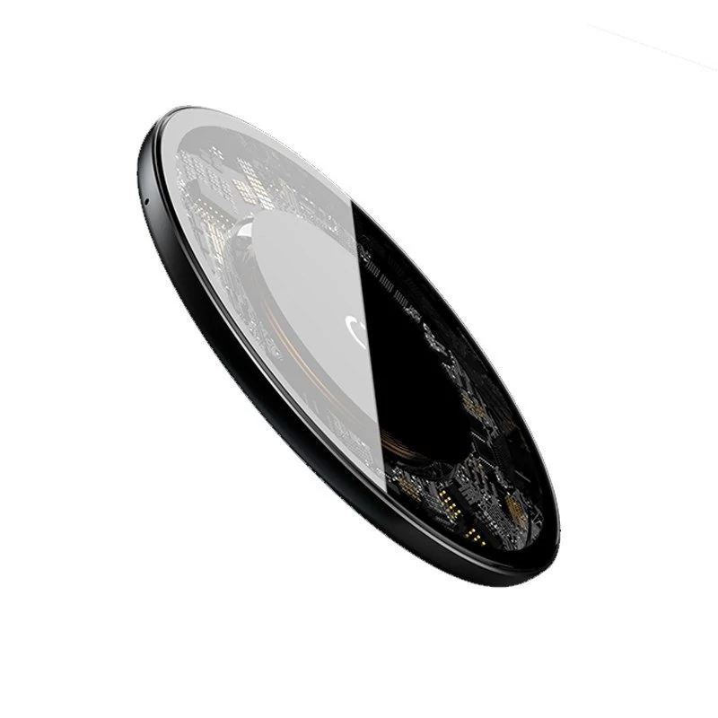 Baseus Simple Lightning vezeték nélküli töltő, 10W, átlátszó
