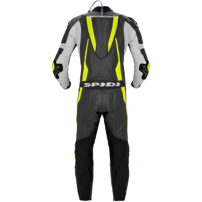 Spidi SPORT WARRIOR PERFORATED PRO egyrészes motoros versenyruha 52, (black/yellow fluo/white)