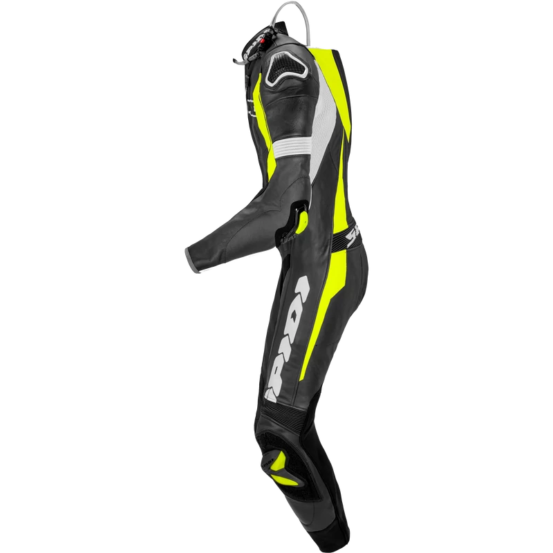 Spidi SPORT WARRIOR PERFORATED PRO egyrészes motoros versenyruha 52, (black/yellow fluo/white)