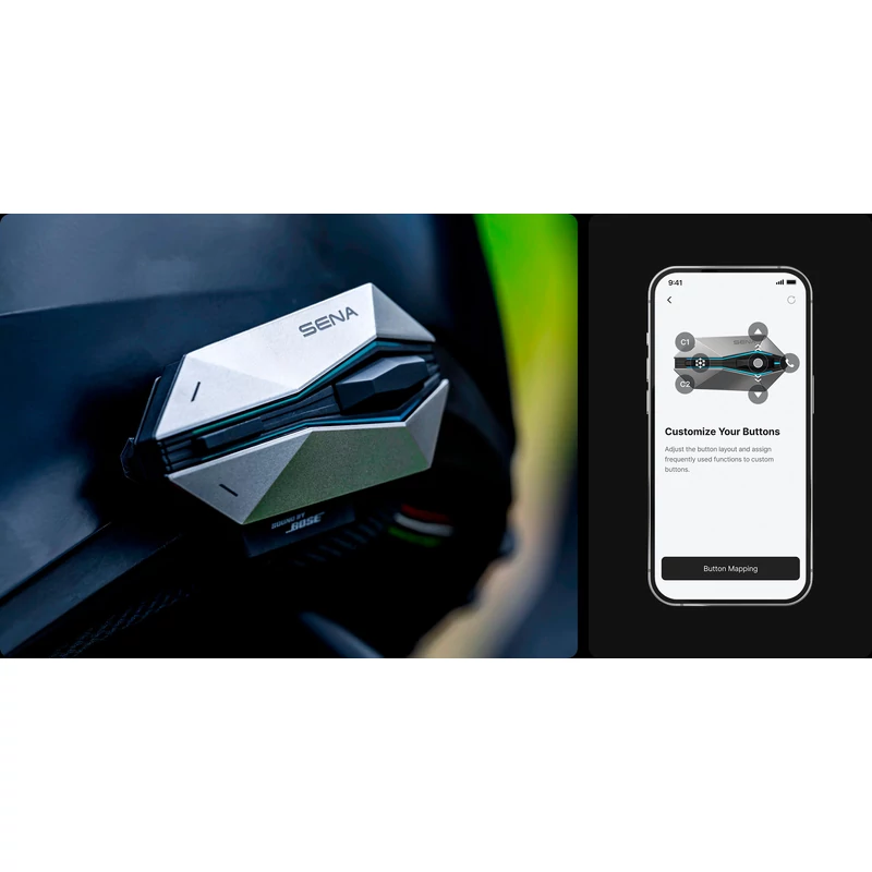 Sena 60X Bt/Mesh intercom, sound by BOSE