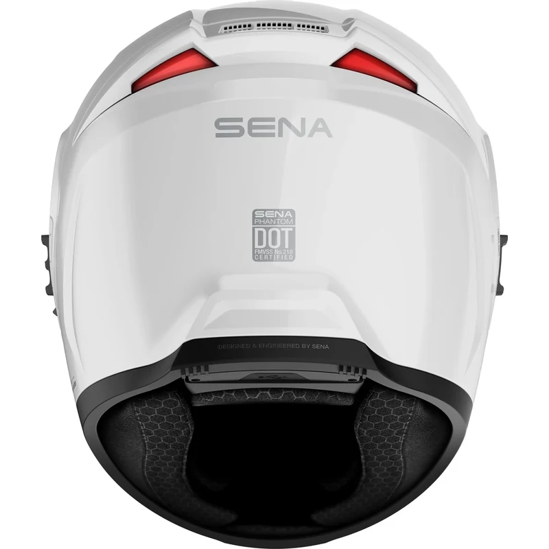Sena PHANTOM, zárt bukósisak integrált MESH, Harman Kardon, fehér