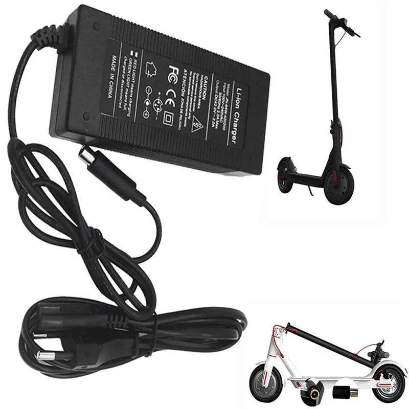 Elektromos rollerhez akkumulátor töltő 42V, 2A, Li-ion charger