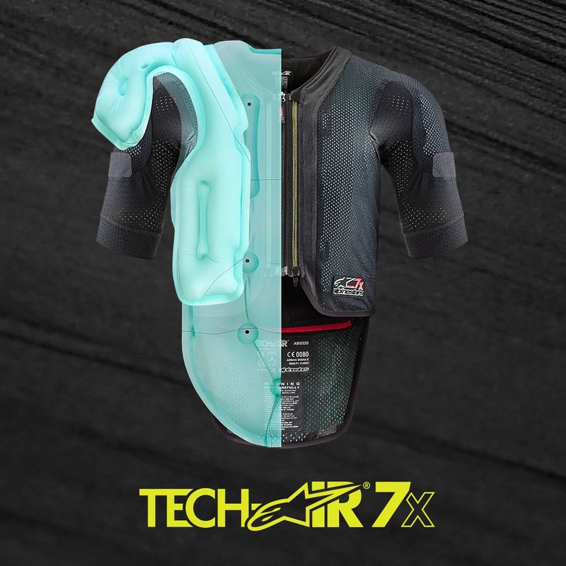 Alpinestars Tech Air 7X, légzsák mellény, airbag vest