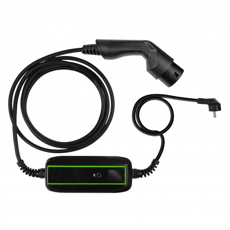 Green Cell Elektromos, Hybrid jármű töltőkábel EV16 3,6kW 10/16A 6,5m Schuko for Type 2 