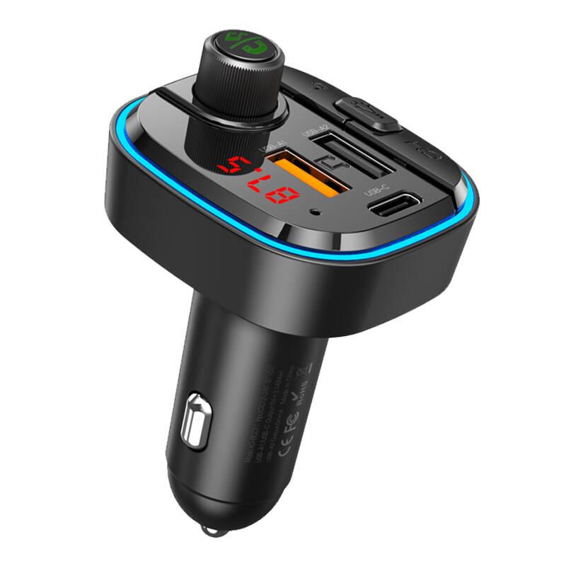XO Smart autós töltő, Bluetooth, BCC11, fekete