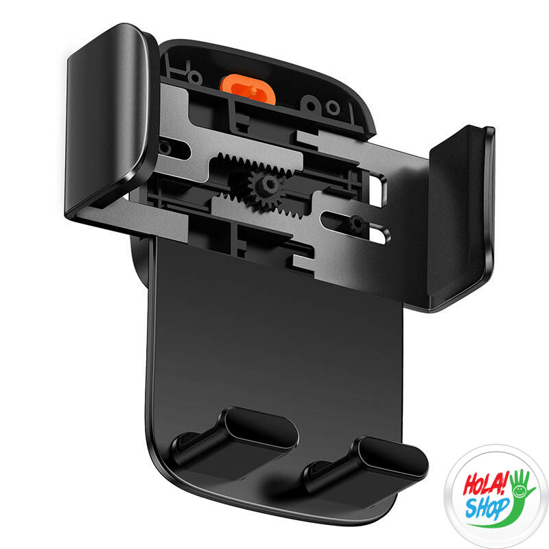 Baseus Easy Control Clamp Autós telefontartó tapadókoronggal (fekete)