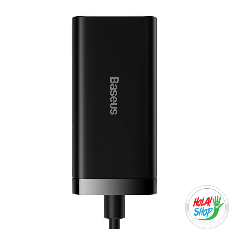 Baseus GaN3 Pro wall charger 2xUSB-C + 2xUSB, 100W (black)