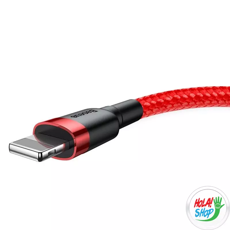 Baseus Cafule 2.4A Lightning USB-kábel 0.5m (piros)