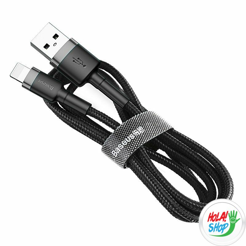 Baseus Cafule 1,5A 2 m-es Lightning USB-kábel (szürke-fekete)