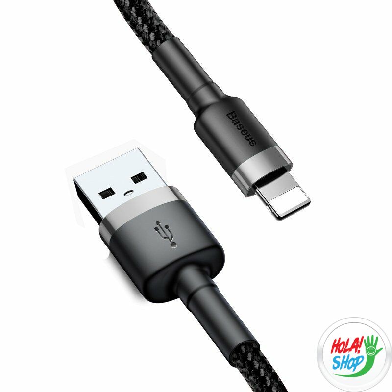 Baseus Cafule 1,5A 2 m-es Lightning USB-kábel (szürke-fekete)