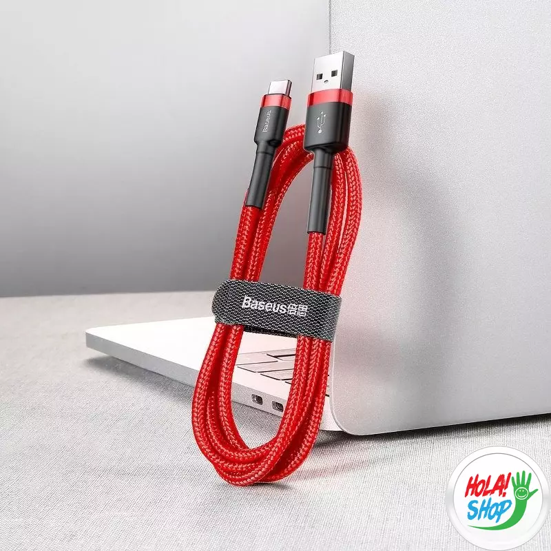 USB-USB-C kábel Baseus Cafule 2A 3m (piros)