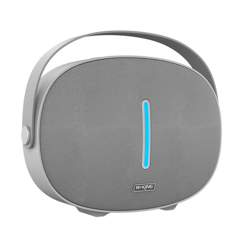 W-KING T8 vezeték nélküli Bluetooth hangszóró, 30W, ezüst