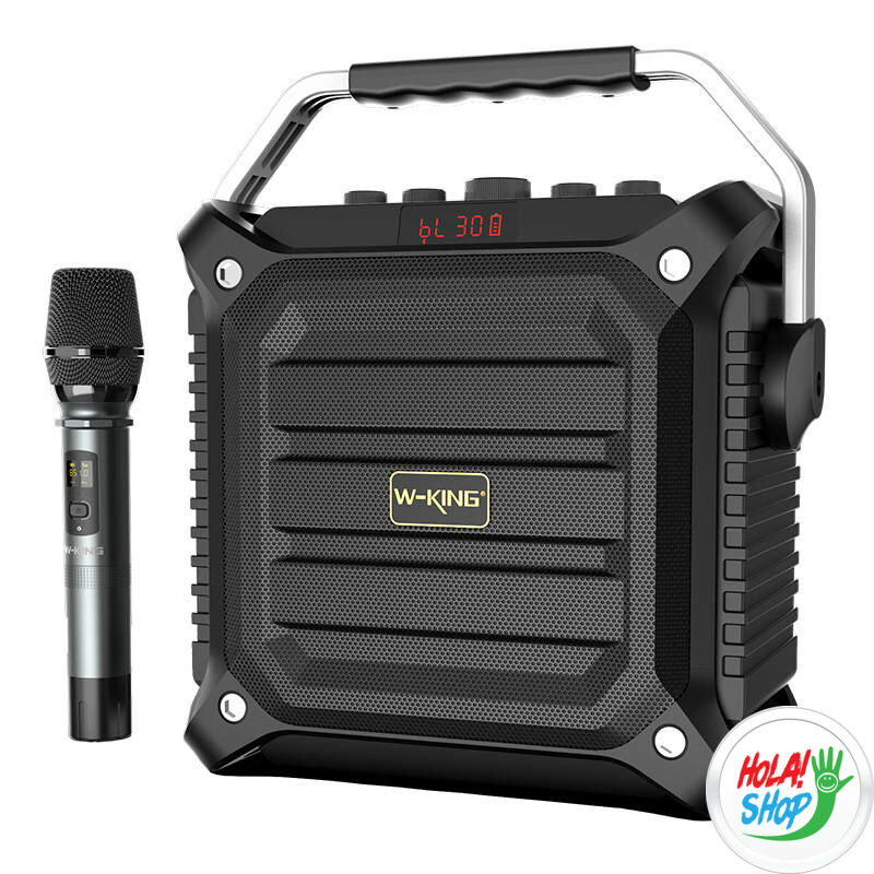 W-KING K3H 100W Vezeték nélküli Bluetooth hangszóró, mikrofon és távirányítóval