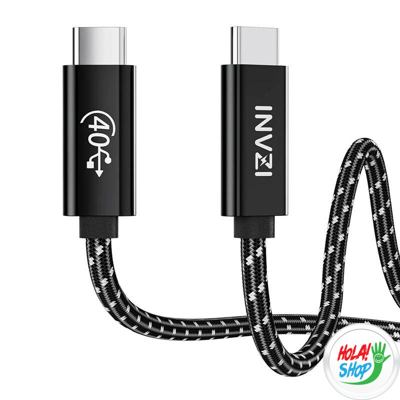 USB-C / USB4.0 Gen3 Cable 240W 40Gbps, 1m (Black)