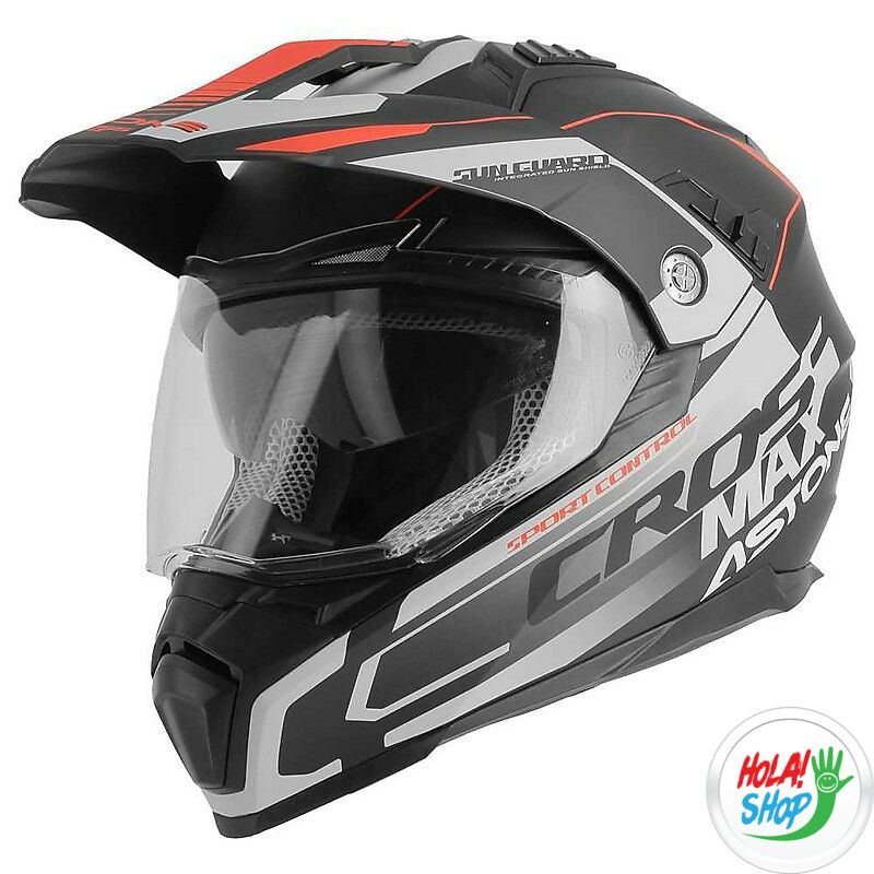 motocross-helmet-cross-enduro-astone-crossmax-road-matt-black-gray-red