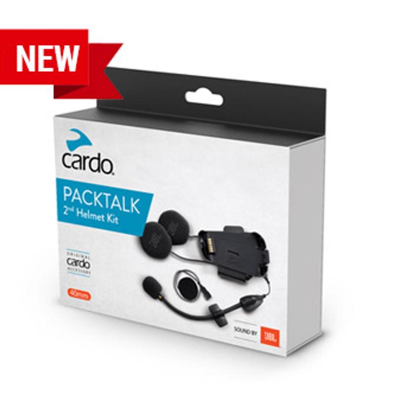 Cardo Packtalk 2. sisak kit JBL hangszóróval