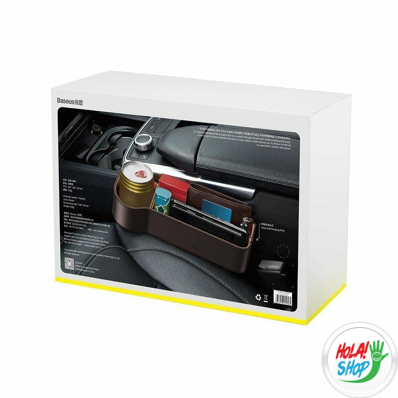 Baseus-Elegant-Car-Storage-Box-Barna