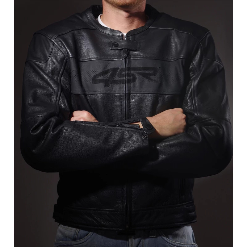 4SR Hooligan Black Velvet motoros bőrkabát