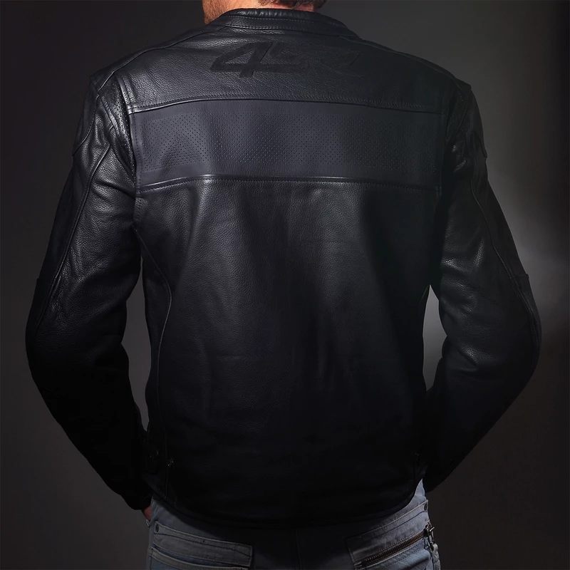 4SR Hooligan Black Velvet motoros bőrkabát