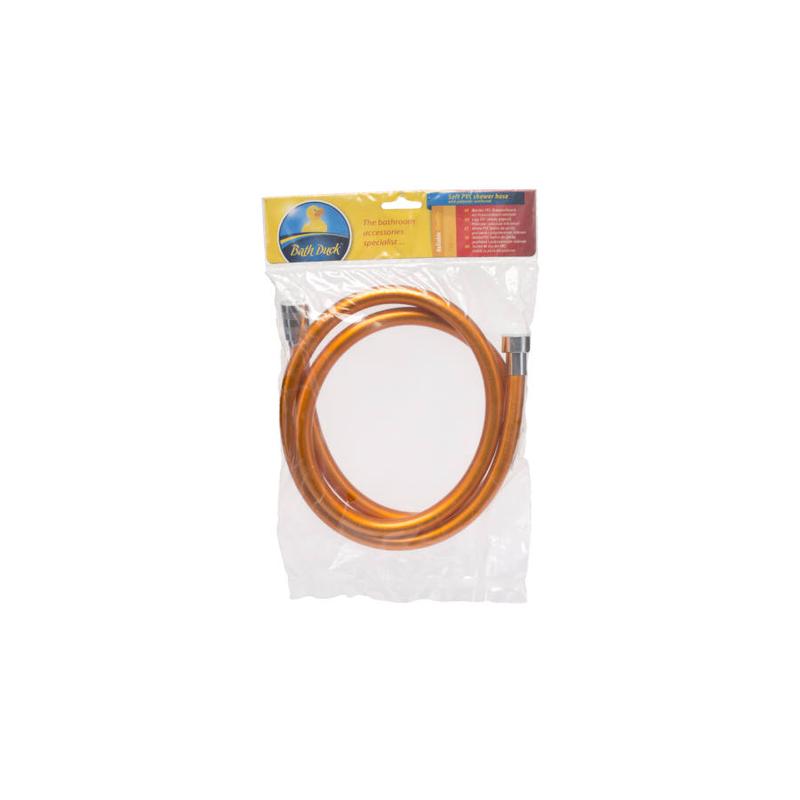 ZUHANYCSŐ - PVC - 150cm - NARANCSSÁRGA