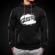 4SR Hoodie Drift felső, fekete